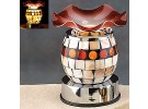 Red Shells and Glass Electric Aroma Lamp 