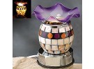 Purple Shells and Glass Electric Aroma Lamp 